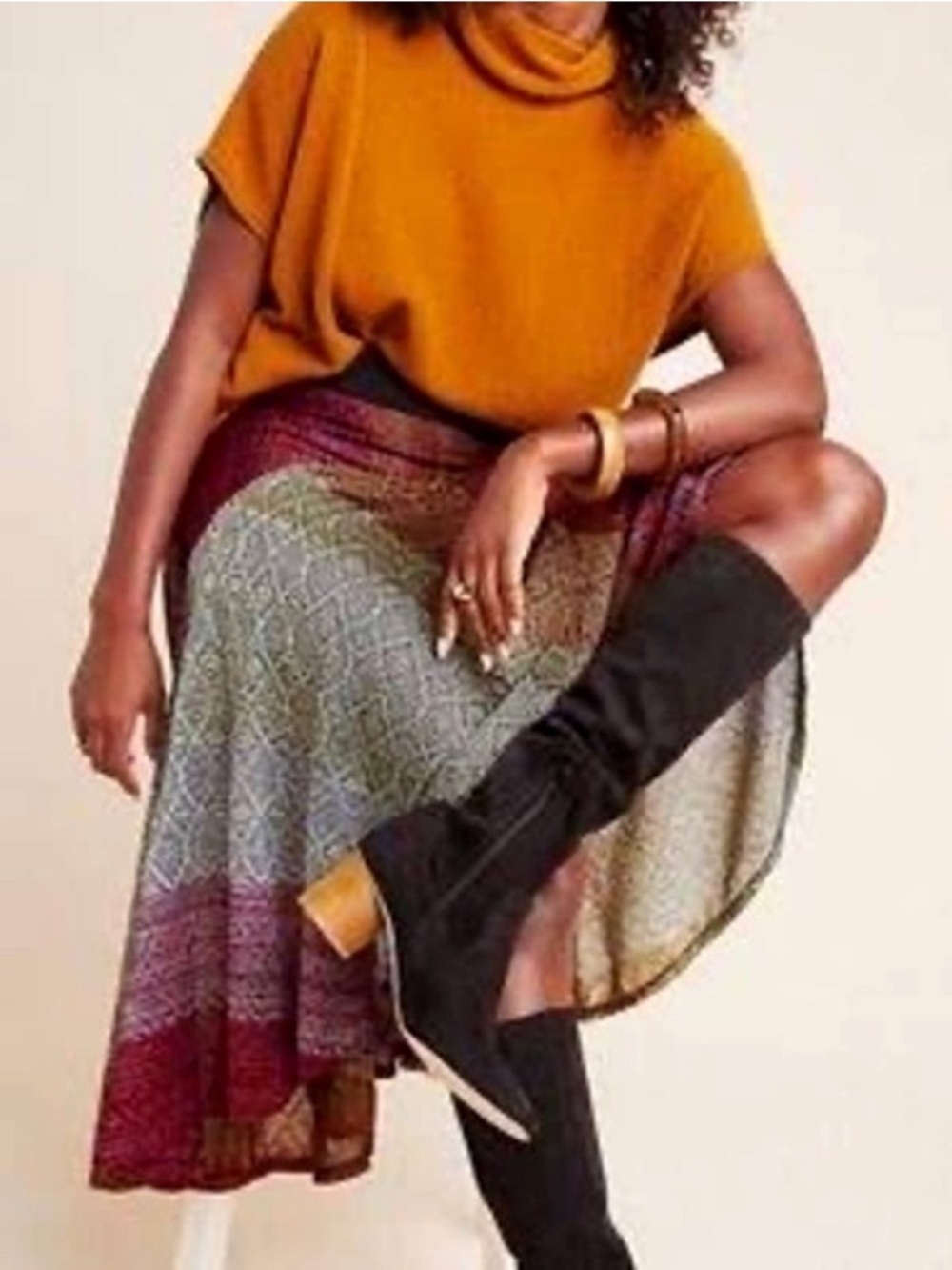 Anthropologie Cecilia Prado Midi Skirt